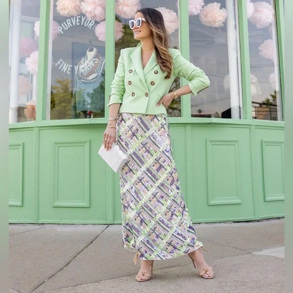 NWOT VERONICA BEARD Brent EMBELLISHED sequin midi skirt mermaid 2 - Picture 10 of 17